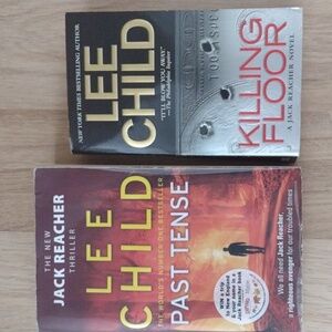Jack Reacher Past Tense & Killing Floor Author Lee Child Paperbacks 1998- 2019